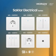 Morgen Stop Kontak Switch 80100/80111/80112/80113/80101/80107 ES Color White Gray Black Series