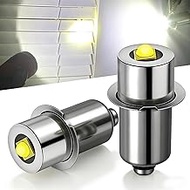 Qasim P13.5S LED Flashlight Bulb 3-12V White PR2 PR3 Led Conversion Replacement Bulbs Torch Lantern 