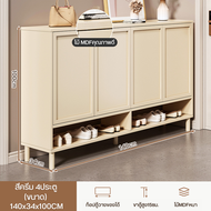ตู้เก็บรองเท้า shoe cabinet ชั้นรองเท้า ชั้นวางรองเท้า ขนาด90/120/140cm จัดเก็บได้เยอะ 30คู่ ท็อปกว้