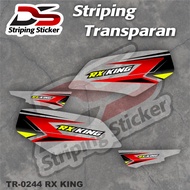 Striping Stiker Transparan UV Rx King( TR-0244) List Variasi Sticker Motor