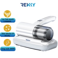 Máy hút bụi giường nệm diệt khuẩn UV REKKY có dây cầm tay Lực hút 12000PA - bảo hành 12 tháng
