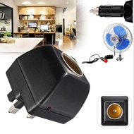 LazaraHome Multifunction UK Plug Charger Power Adapter 240V to 12V for Car Van Truck Electric