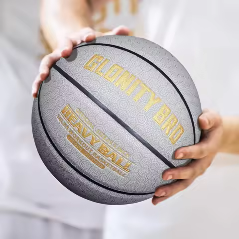 3/2.2LBS Weighted Heavy Training Basketball 29.5/28.5-Size7/6 Composite Aggravate Ball For Improving
