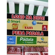 Load na Dito! A4 Laminated Signage