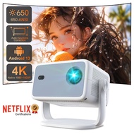 4K Projector Auto Focus 650 Ansi Native 1920 X 1080P Official Netflix YouTube Disney+ Certificated C