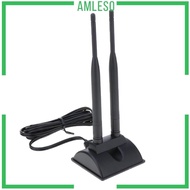 [Amleso] Band Antenna Base for WiFi Wireless Router Mobile