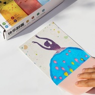 Children Scratch Painting › Ready Stock Children Scratch Painting Dot Color Scratch Painting Comes w