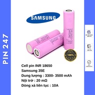 Pin 18650 35E Samsung 35E 3500mah pin lap top pin sạc dự phòng máy khoan bắn vít dung lượng cao