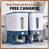 12 Kg Rice Box Automatic Rice Storage Container With Rice Dryer