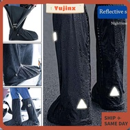 YUJINX Rain Boot Shoe Cover, Dustproof High Top Waterproof Shoe Cover, Durable Rainproof Thickened B