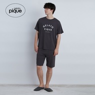 Gelato Pique AW Men's Short Pajamas - Solid Color Lounge Set PMCP224320