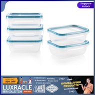 [sgstock] Snapware 1136622 Total Solution Rectangular Plastic Meal Prep Food Storage Set (10-Piece, BPA Free, Meal Prep,