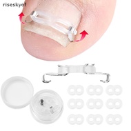 riseskyof 1/2 Set Ingrown Toenail Corrector Tools Pedicure Recover Embed Toenail Treatment Professio