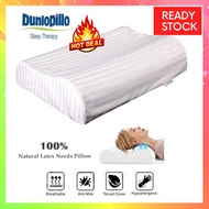 [READY STOCK] Dunlopillo Natural Latex Pillow | Neck Support Foam Pillow | Bolster Contour Shape | Bantal tidur