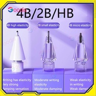Soft Rubber HB 2B Tips for Apple Pencil 1st 2nd Generation Pencil Nibs Mute Wear-resistant Elastic