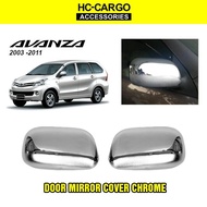 HC CARGO Toyota Avanza 2003-2011 Side Mirror Chrome Cover / Door Mirror Cover