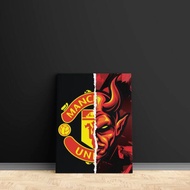 Manchester United F.C.กรอบลอยแคนวาส ไว้ตกแต่งบ้าน