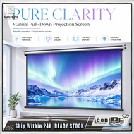 Skrin Projektor Projector Screen 3D 4K LCD Layar Projector Screen Screen Projector Wall Anti Light P