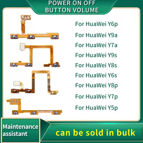 Power On Off Button Volume Switch Key Control Flex Cable For HuaWei Y9s Y8s Y8p Y7p Y6s Y6p Y5p Y9a 