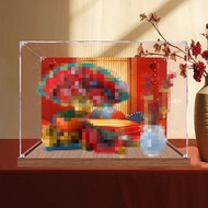 [Model Display Box] Chinese New Year Five Fortunes Welcome Spring Acrylic Display Box Suitable for L