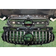 Mercedes benz GLA H247 2022 2023 diamond panamericana GT front grill grille bumper AMG GLA200 GLA250 bodykit body kit