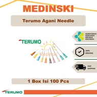 Terumo Agani Needle Jarum 18G 19G 20G 21G 22G 23G 25G 26G 27G 30G Box Isi 100