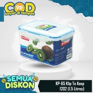 BUNTON Lion Star KP-65 Clip to Keep 1202 1.5L LionStar Quality Plastic Durable Shatterproof Containe