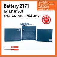 Battery A2171 For 13 inch A2159 A2338 Year 2019 Free Screwdriver