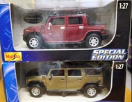Maisto 1:27 Hummer H2 SUV 特別版金屬模型車