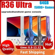 R36 Ultra Retro Handheld Video Game Console 4.0 Inch Screen 64GB Storage 15000+ Games 3D Joystick Li