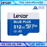 Micro SD Memory Card 512GB Lexar BLUE PLUS - UHS-I, 170MB/s U3, A2, 1160x