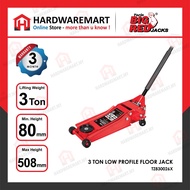 [32KG] BIGRED 3 TON Low Profile HeavyDuty Lift Dual Pump Hydraulic Garage Floor Jack Repair car kereta jek kenderaan 千斤顶