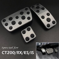 fengge1 Car Aluminum Pedal Cover For Lexus CT200/RX270 RX350 RX450h/ES200 ES250 ES240 ES300h/IS250 I