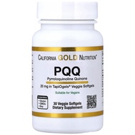 美國California Gold Nutrition, PQQ 20毫克 30粒素食軟膠囊