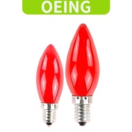 OEING 1Pair E12/E14 Led Altar Bulb Candle Bulb Light Pilot Bulb for Temple Sacrifice