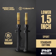 TOBAKI-X Fork SPORT Lowered 1.5 | LC135 5S 4S V8 Fi | Y15ZR Y16ZR Y16ABS | NVX155 V2 | RS150R RSX ST