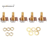 Guitar Potentiometer Audio Volume&Tone Pots Switch Control A500k Split Shaft Taper Potentiometers Go