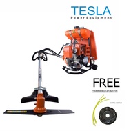 TESLA  / TIGER/ TANOSS Mesin Potong Rumput 2 Tak TESLA BG-328T Brush Cutter Gendong 30.5cc