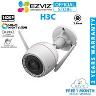 EZVIZ H3C 3K (5MP) 1620P Color Night Vision Wireless Two Way Talk Outdoor IP67 WiFi Smart Home Secur