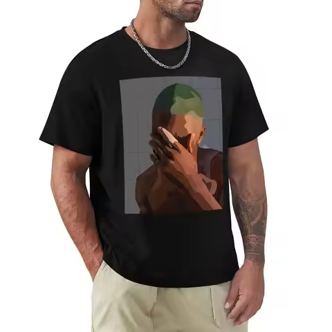 Frank Ocean Blonde Art T-Shirt Heavy Duty Casual Work Tee
