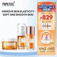 PAPA FEEL 3X Retinol Serum 20ml + 3X Retinol Moisturizer 30g + 5D Peptide Eye Cream 15g 3 pcs Set