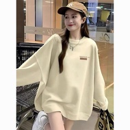 Round Neck cod Sweater Autumn Loose Hot Clothes fashion Letter Hundred Women Top Color Plus Style Sp