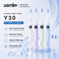 Usmile Y30 Smart Electric Toothbrush, sonic vibration for gum protection, voice prompts, waterproof 