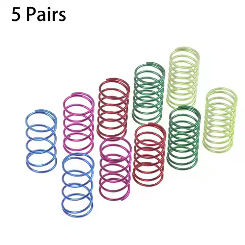 10 Multipack of Vibrant Shock Absorber Springs for 1/10 Scale RC Race Car, Compatible and Efficient