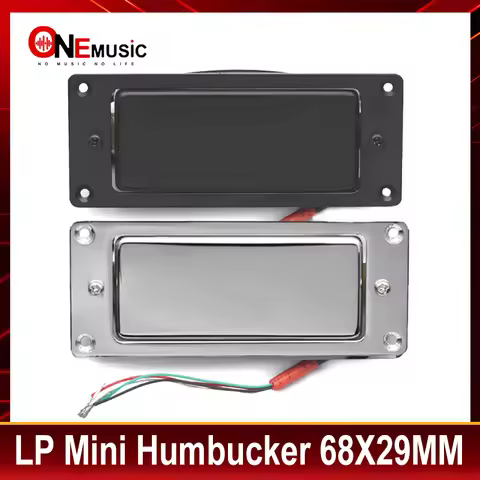 Mini Humbucker 68X29MM Sealed Electric Guitar Pickup Neck&Bridge Coil Splitting Pickup for LP Guitar