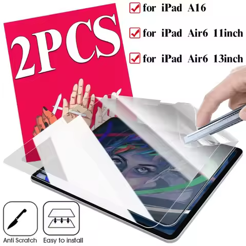 Screen Protector Hydrogel Film for IPad A16 2025 IPad Air6 11/13inch HD Clear Anti-scratch Soft TPU 