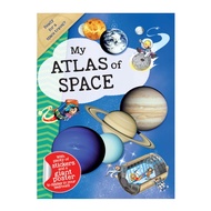 My Atlas of Space Activity Book with Stickers & Poster For Kids To Learn about Solar System