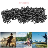 GOGUVO 200PCS Clevis Snaps, Plastic Lightweight Rotating Snaps, Portable 13mm Black Quick Change Sna