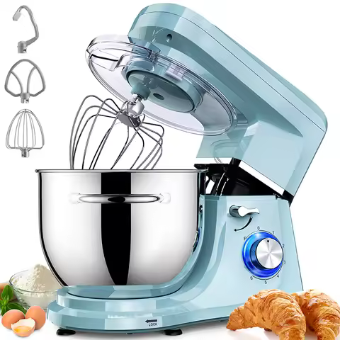 Household Stand Mixer 8L 6.5L 7L 10L Bakery Bread Dough Kneader Planetary Cake Mixer Electric Stand 