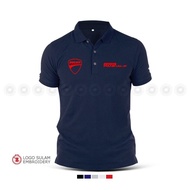 PLUS SIZE - Polo Tee Shirt Ducati 899 Panigale Bike Motor MotoGP Baju T-Shirt Lelaki Design Logo Sul